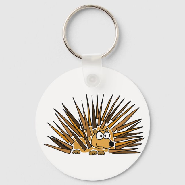 XX- Porcupine Art Tecknad Nyckelring (Framsida)