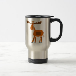 XX- rolig älgkonstdesign Resemugg