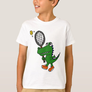 XX- rolig alligator som leker tennis Tröja