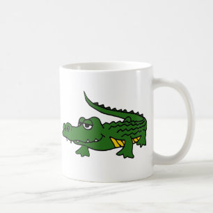 XX- rolig alligatortecknad Kaffemugg