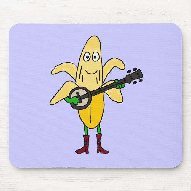 XX- rolig banan som leker Banjotecknaden Musmatta (Framsidan)