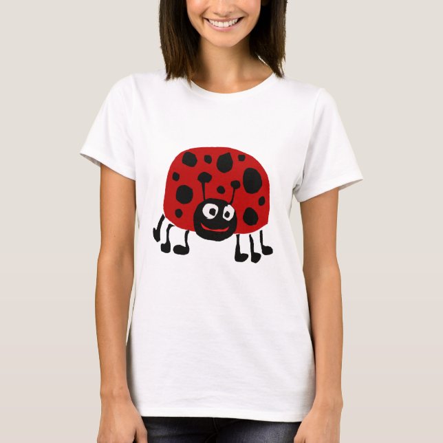 XX- rolig nyckelpigaurinnevånarekonst Tee Shirt (Framsida)