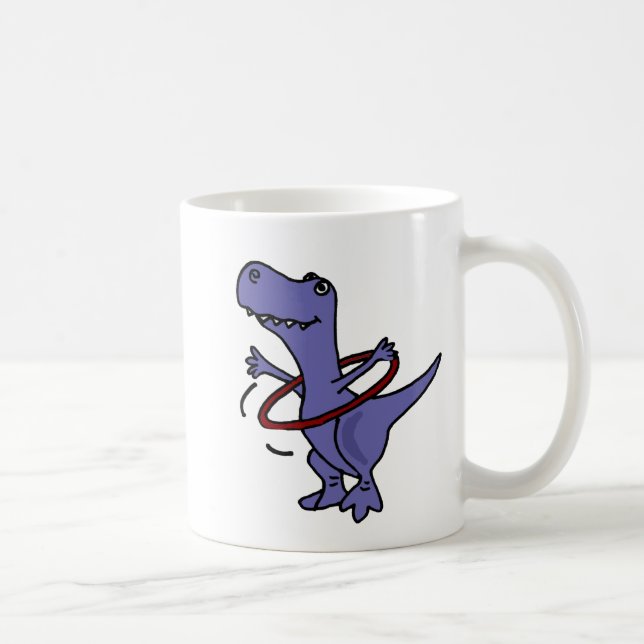 XX- rolig T-rex Dinosaur genom att använda den Kaffemugg (Höger)