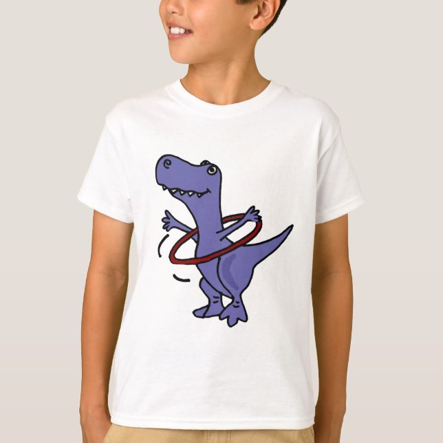 XX- rolig T-rex Dinosaur genom att använda den Tröja (Framsida)