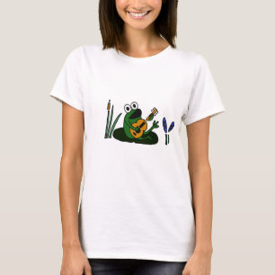 XX- sjungande groda med gitarren Tee