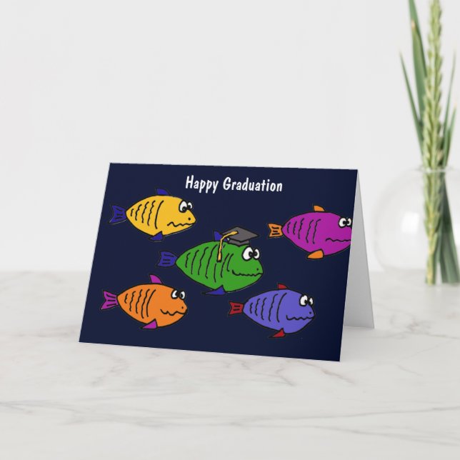 XX- Studenten fiskskolan i Lycklig Kort (Framsida)