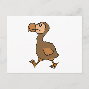 XX- Superskoj Dodo Bird Design Vykort