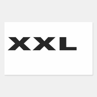 XXL REKTANGULÄRT KLISTERMÄRKE