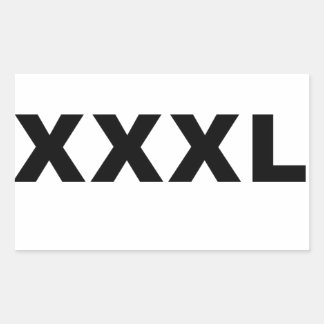 XXXL REKTANGULÄRT KLISTERMÄRKE