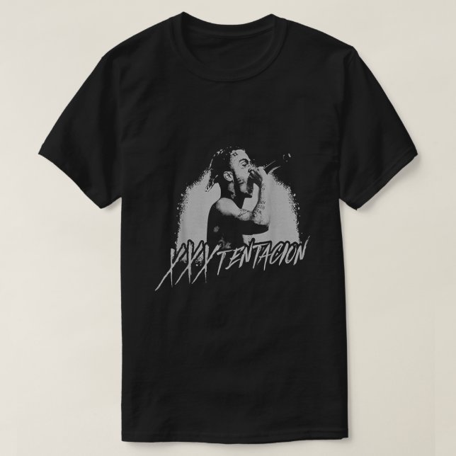 XXXTentacion Black T Shirt (Design framsida)
