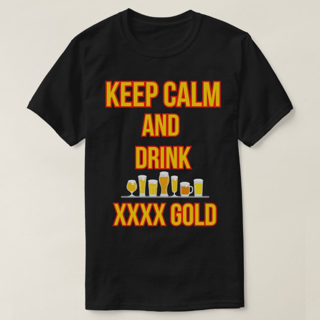 Xxxx Guld T Shirt (Design framsida)