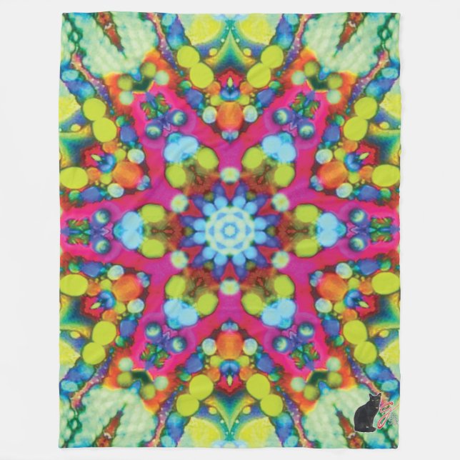 Xycon Kaleidoscope Fleece Blanket (Framsidan)