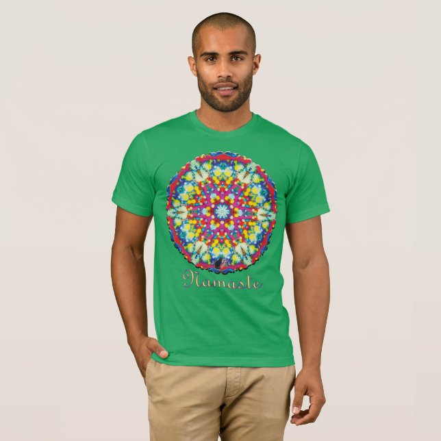 Xycon Namaste Kalejdoskop T Shirt (Hel framsida)