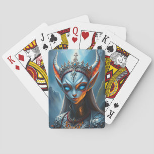 Xylanthia det Hornade Oraklet - Mörk Fantasy Casinokort