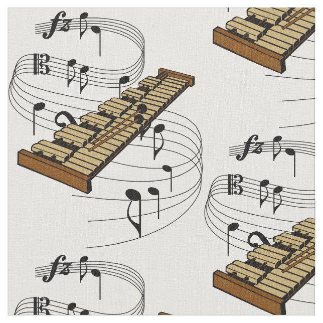 Xylofon Tyg (Närbild)