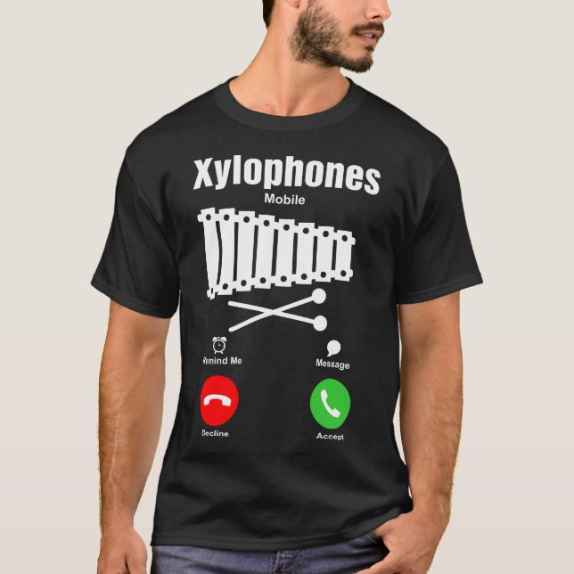 XylofonmobilTshirt T Shirt (Framsida)