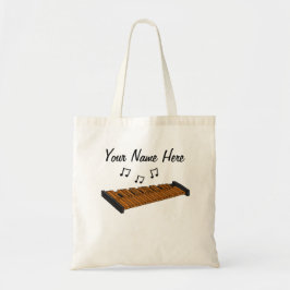 Xylophone Anpassningsbar Tote Bag Percussionist Mu Tygkasse