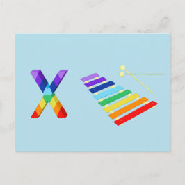 Xylophone-kort Vykort