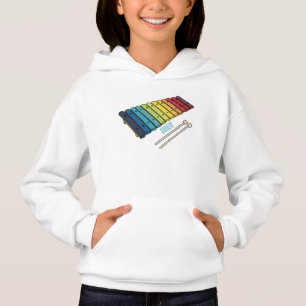 Xylophone-tecknad illustration t shirt