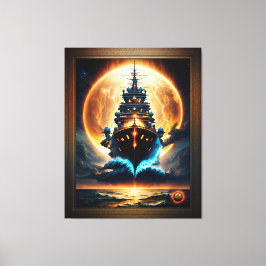 Xzendor7:s Galactic Ghost-Frakt Canvastryck