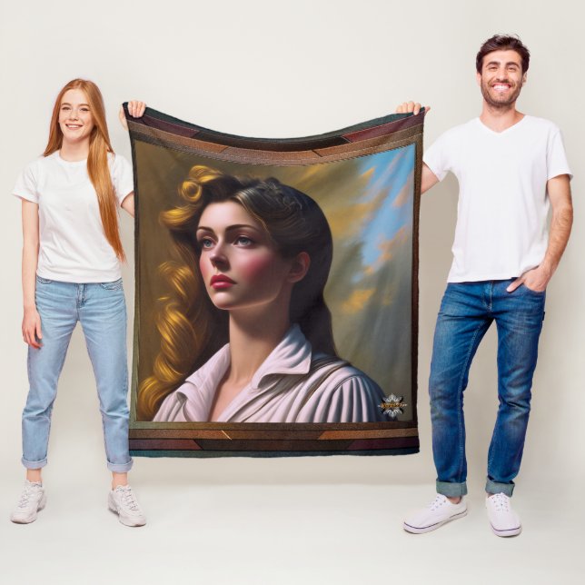 Xzendors framtida AI-koncept Art Fleecefilt (På plats)