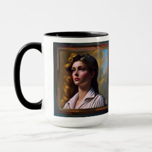 Xzendors framtida AI-koncept Art Mugg