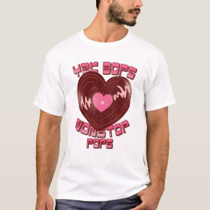 Y2K Bops Heart Pop Retro Estetisk Konst T Shirt