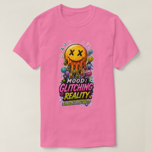 Y2K Cyber Glitch Estetisk Mugg T Shirt