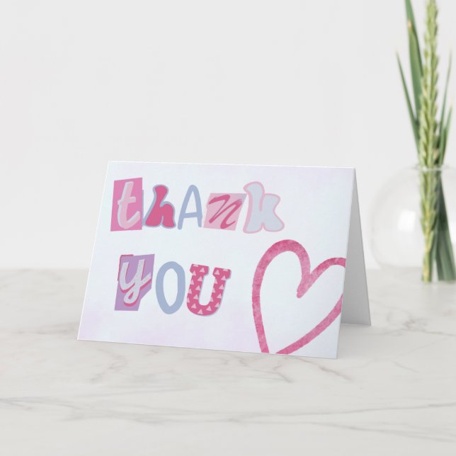 Y2K-födelsedagstackkort Tack Kort (Framsida)