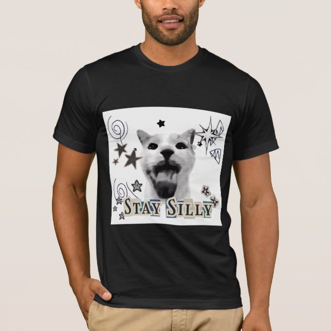 Y2k håll dig dum t shirt (Framsida)