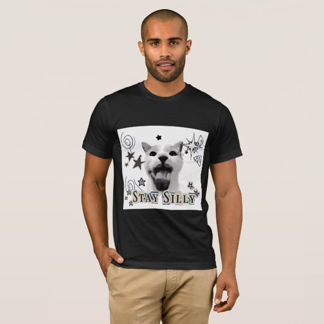 Y2k håll dig dum t shirt (Hel framsida)