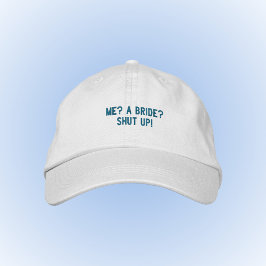 y2k Princess Funny Bride Hat i tidigt 2000 Broderad Keps