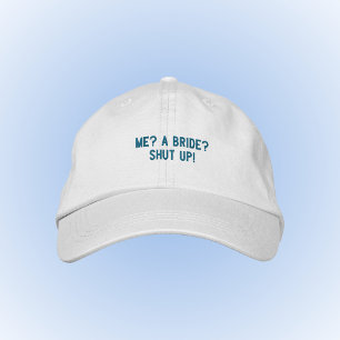 y2k Princess Funny Bride Hat i tidigt 2000 Broderad Keps