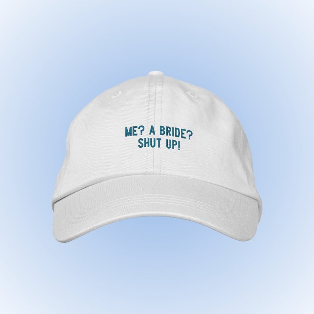 y2k Princess Funny Bride Hat i tidigt 2000 Broderad Keps (Skapare uppladdad)