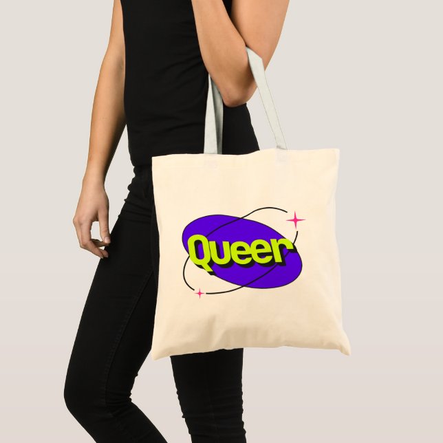 Y2K Queer Stolthet Tygkasse (Framsida (produkt))