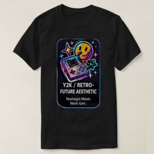 Y2K Retro-Futuristisk Estetik   Futuristisk  T Shirt