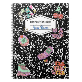 Y2K Retro-sammanställning av anteckningsbok