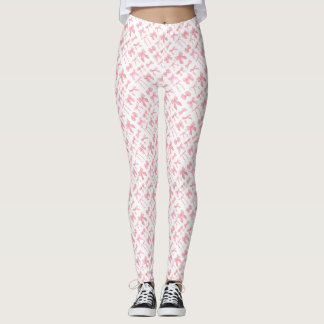 Y2K Rosa Trendig Fairycore Bows Leggings