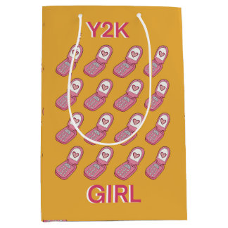 Y2K Vänd Telefoner Heart Mönster