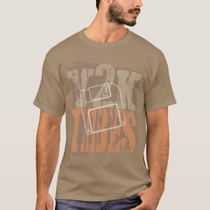 Y2K-vibbar Diskett Retrogrunge T Shirt