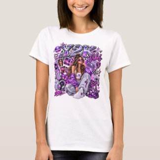 Y2K-vibbar Retro Futuristisk Estetisk T-Shirt