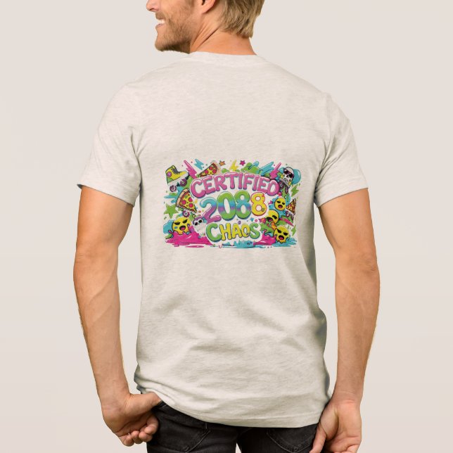 Y2K VIBES Tie Dye Unisex T-Shirt (Baksida)