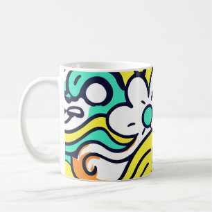Y2K Wildblomfet Retro Vår Köksdekor Kaffemugg