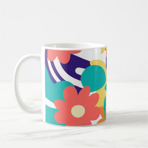 Y2K Wildblomfet Retro Vår Köksdekor Kaffemugg