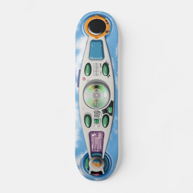 y2sk8board - den estetiska skateboarden för Y2K Mini Skateboard Bräda 18,5 Cm (Framsida)