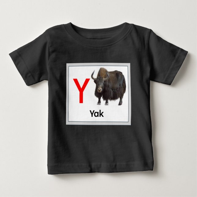 Y är för Yak T Shirt (Framsida)