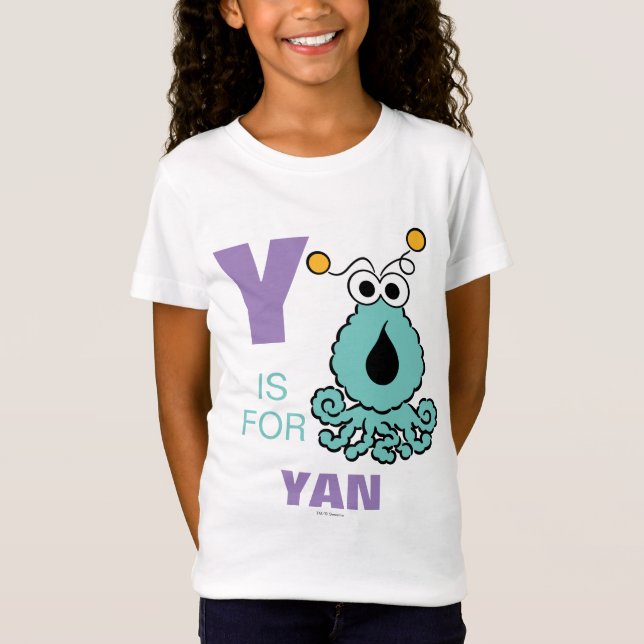 Y är för Yip-Yips | tillfogar ditt namn T-shirt (Framsida)