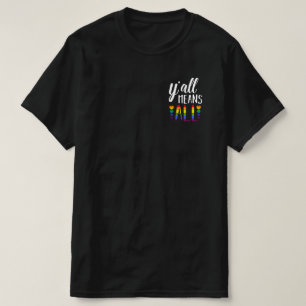Y Elak All LGBT Gay Lesbisk Pride Parad T Shirt