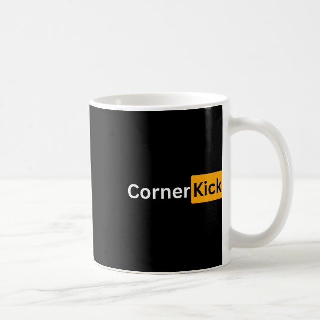 Y Fotbollsgåvor - Hörnkick  Kaffemugg (Höger)