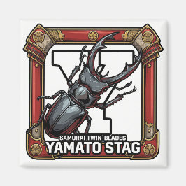 Y is for Yamato Stag Beetle – GTA Style ABC Learni Magnet